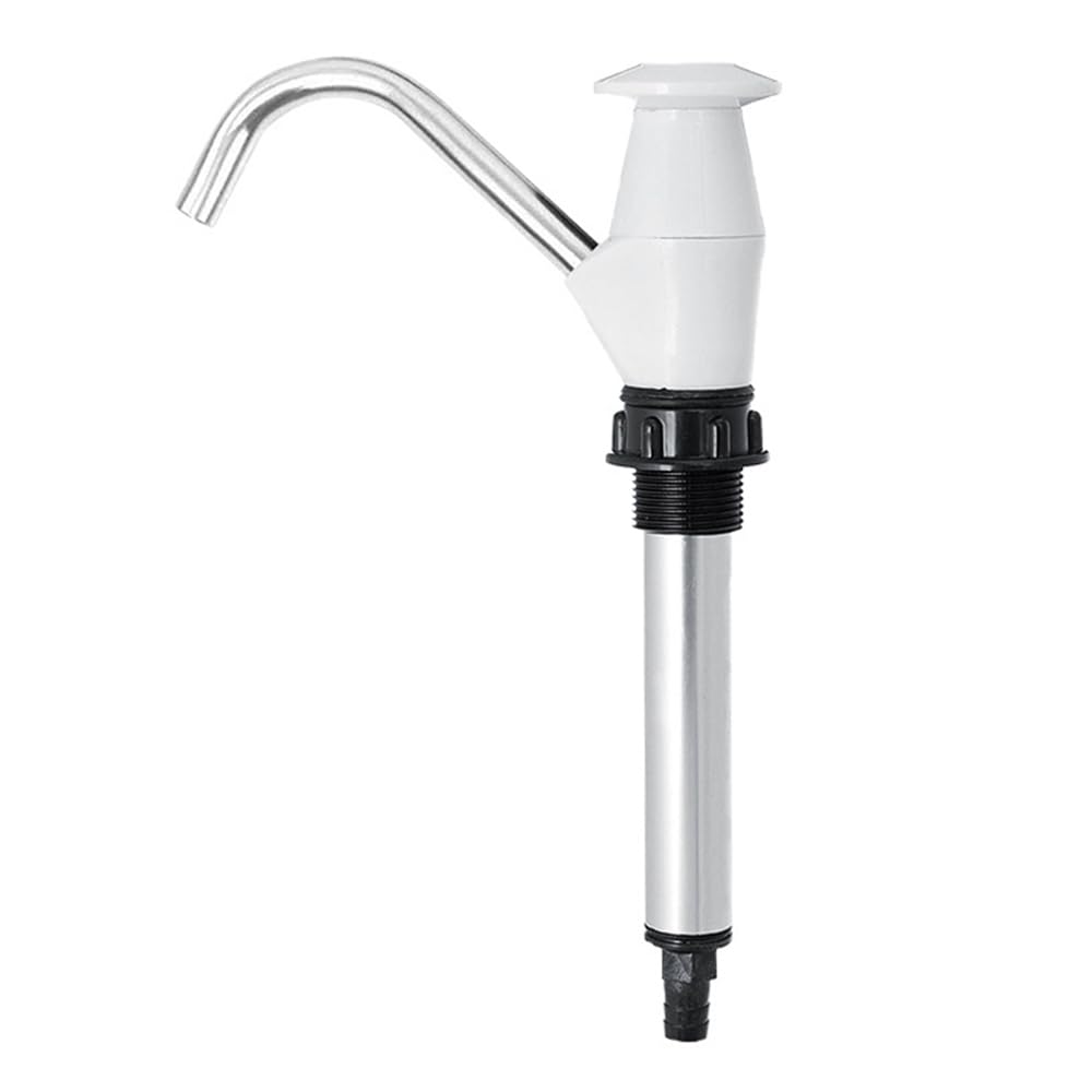 Pompe à Eau Manuelle pour évier, Pompe à Eau Manuelle, Outil de pompage de Remplacement pour Camping-Car, remorque, Camping-Car, Bureau, Voyage, Bateau (Noir + doré)