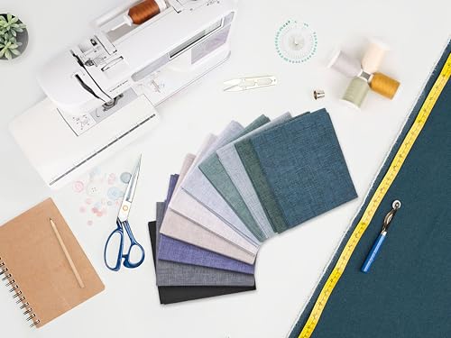 image for Craftido - 11 Options Solids with Tweed Tonals - Assorted Color Cotton