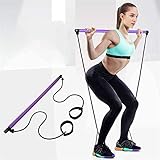 ENTRENAMIENTO DE CUERPO COMPLETO: la banda de resistencia de pilates lo ayudará a desarrollar músculos, glúteos, piernas, brazos y aumentar la flexibilidad y la agilidad. Se puede usar para realizar muchos tipos diferentes de ejercicio.