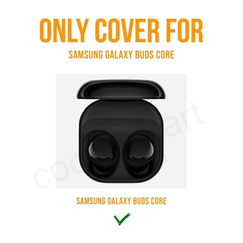 Image of Full Body Rugged Shockproof Case Cover Compatible for Samsung Galaxy Buds Core (2025) -Black