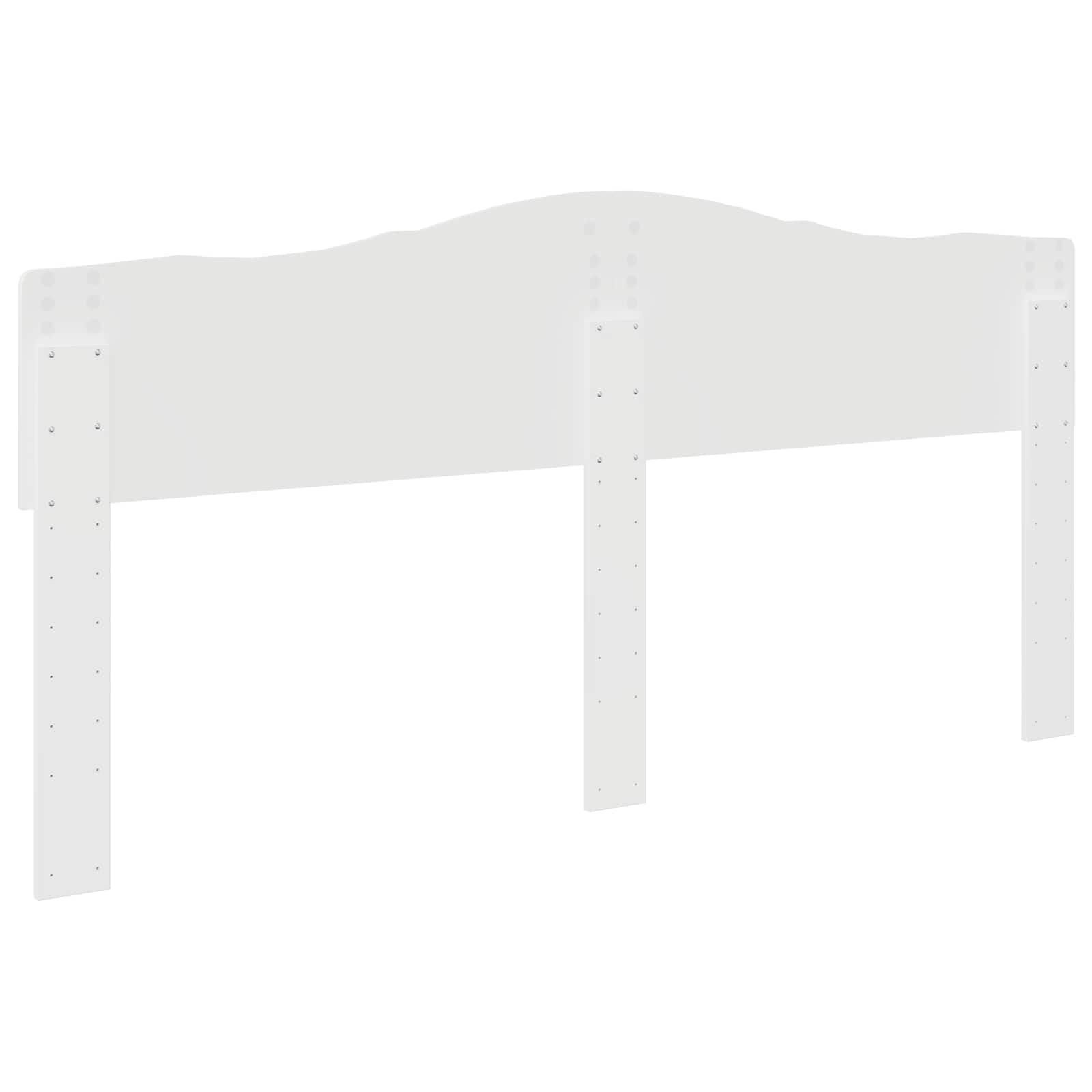 vidaXL Testiera Bianco Legno Multistrato, Testata Rettangolare Elegante, Arredo Camera alla Moda, Design Resistente e Moderno, Estetica Minimalista