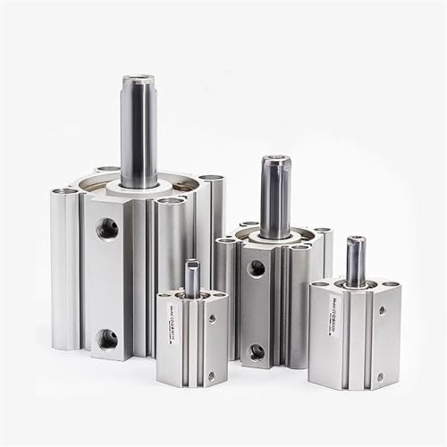 Cylindre compact CQ2B-25 standard double effet en aluminium usiné - 4