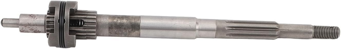 Propeller Shaft with Clutch for 15HP 2-4 Stroke Outboard Engine, Iron Drive Shaft Compatible with 683-45611-00 and 682-45631-00