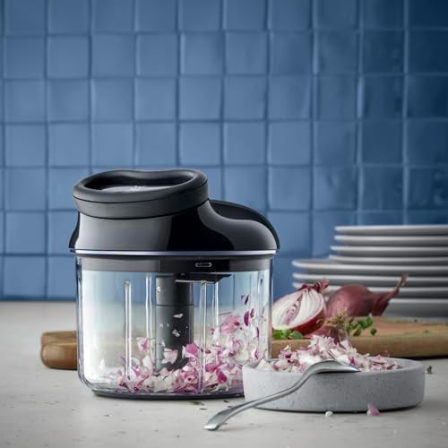 WMF Gourmet – Multi-Chopper Picadora Manual, 900 ml, Triturador ideal para verduras, cebollas, ajos, nueces, hierbas o frutas