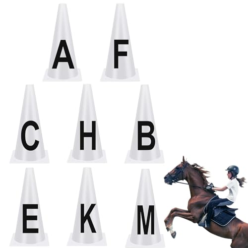 Cônes de lettres de dressage pour aménagement de carrière et entraînement