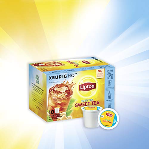 Lipton Iced Black Tea, Sweet Tea K Cups Pods, 10 Ct #TOP2