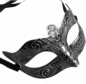 HiCollie Mask, Masquerade, Halloween, Cosplay, Classical, Reconstruction, Costume Accessory, Mens, Openwork Carving, Eye Mask, Costume, Party, Masquerade, Transformation, Theater, Cultural Festival,