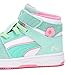 Puma Unisex-Child Rebound Layup Mid Squishmallows Hook and Loop Shoes, Mint-Puma White-Mint Melt, Little Kid 11