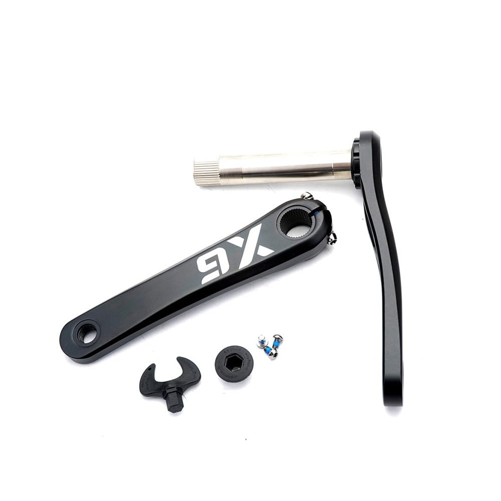 ZXGSXIOU GXP Mountain Bike Crankset 170MM 175MM Road Hollow Integrated Crank Arm Set Folding Aluminum Cranksets Cranks Left And Right With Screws