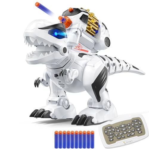 Ruko 8809 Remote Control Robot Dinosaur Toys for Kids, Large Rechargeable Jurassic Toys, STEM Programmable Interactive with Sound Effects, Birthday Gifts for Boys & Girls Age 3 4 5 6 7 8