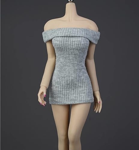 Robe de soldat 1/6 grise en tissu premium pour figurine de collection