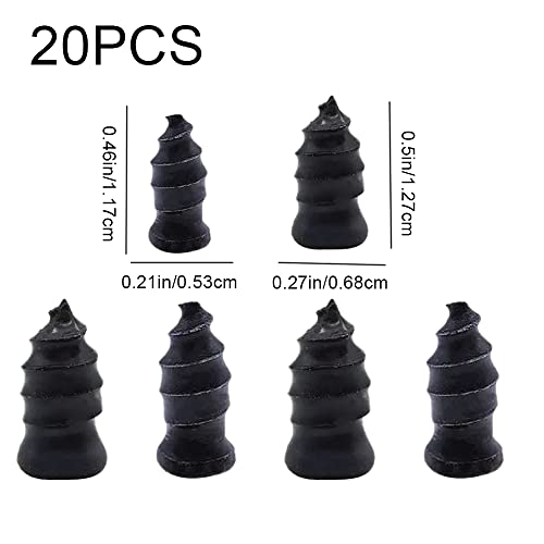 Image of 20 Pcs Tire Repair Rubber Nails Tire Repair Plug Kit Fast Tool Self-Service Tire with Storage Capsules Repair Fast Repair Tools for Car Motorcycles Electric Bicycles