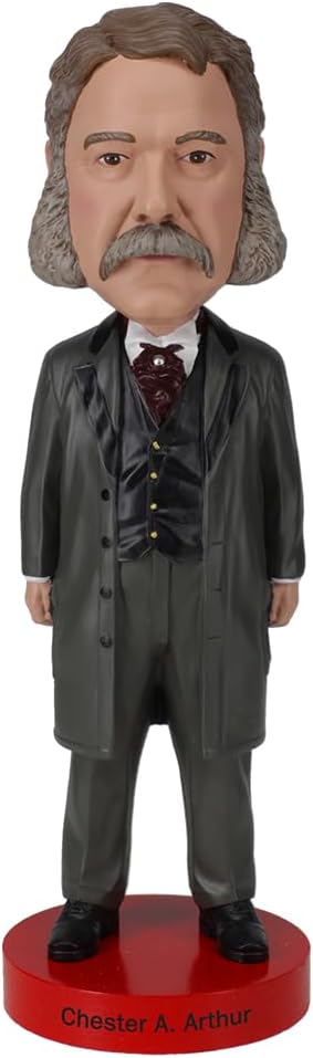 Royal Bobbles Chester A. Arthur 21st President of The United States - Collectible Bobblehead Statue