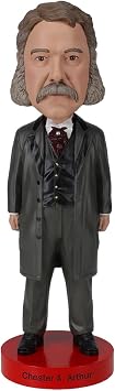 Royal Bobbles Chester A. Arthur 21st President of The United States - Collectible Bobblehead Statue