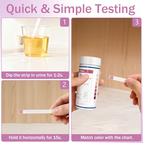 Image of DIP&GO Ketone Test Strips, 200 Keto Strips Urine Test, Fast & Accurate Keto Test for Ketosis, Low-Carb Diet Support & Weight Management