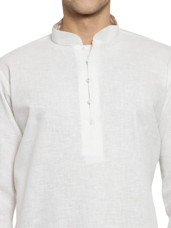 Image of RG DESIGNERS R VASUDEV Solid Cotton Kurta Churidhar set for Mens (10614)