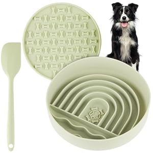 Hertzko Silicone Slow Feeder Dog Bo...