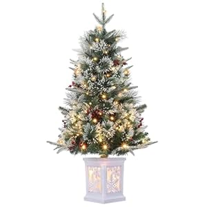 Small Christmas Tree with 78 Multi-Color Led Lights, 3 Ft Pre-Lit Artificial Christmas Decoration for Home Office Decoration