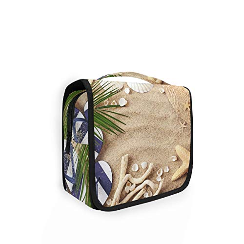 XIXIKO - Bolsa de aseo para colgar con diseño de pájaro de pavo real y flores, para viajes, bolsa de maquillaje, plegable, para mujeres, niñas, señora