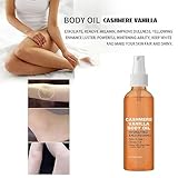 Vanilla Cashmere Body Oil,Vanilla Cashmere Lotion, Cashmere Vanilla Body and Hair Oil,Cashmere Vanilla Body Oil,Firms and Softens Skin,Hair Care (1 pcs) - Image 4