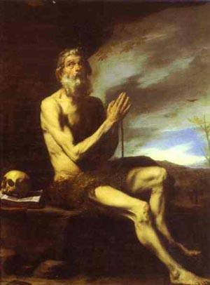 Peinture à l'huile de St Paul The Hermit Jusepe De Ribera pour passionnés d'art