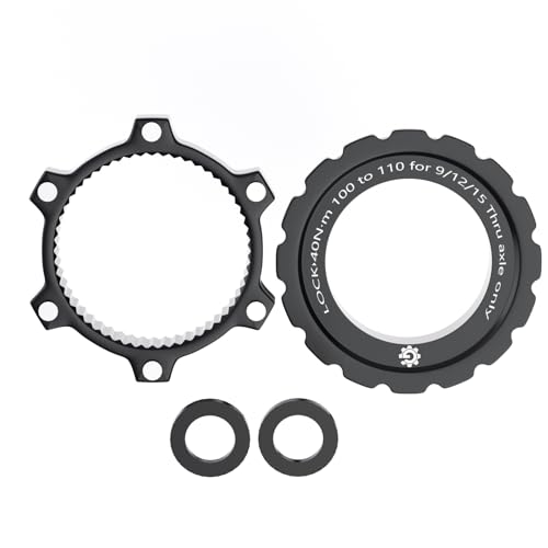 Adaptateur de verrouillage central pour vélo en alu, pour moyeux 9/12/15mm