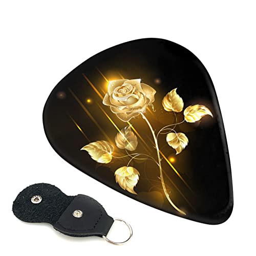 Gold Rose Lot de 6 médiators pour guitare acoustique, guitare électrique, basse, ukulélé – fins, moyens et épais. - Les Beatles, Paul McCartney, John Lennon, RIngo Starr, George Harrison Gold Rose Lot de 6 médiators pour guitare acoustique, guitare électrique, basse, ukulélé – fins, moyens et épais.