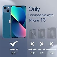 JETech Silikon Hülle für iPhone 13, Kobaltblau – Ansicht 2