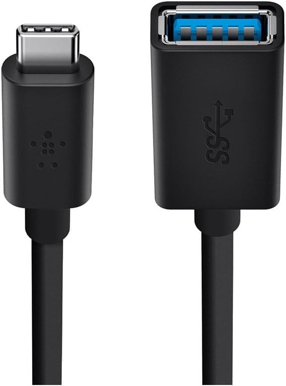 Adaptador USB C a USB A, USB 3.0, certificado USB-IF para MacBook | Certificado USB-IF, USB 3.0 SuperSpeed, conecta dispositivos USB-C a puertos USB-A, para MacBook y Chromebook Pixel