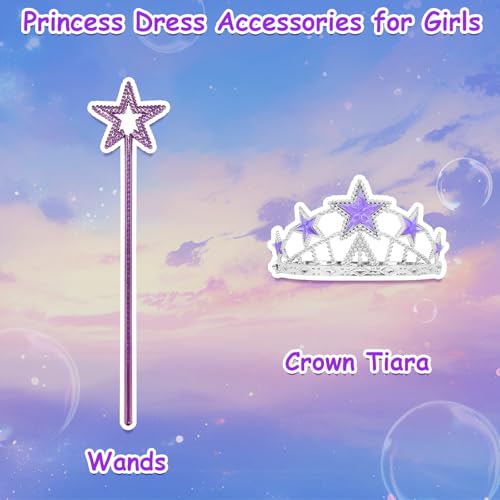 Disfraz de bruja morada para niñas Aolliya miniatura 5