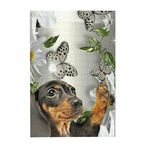 犬柄 300ピース ジグソーパズル 大人向け難しい 破片なし カチっとハマる 誕生日 おしゃれ インテリア ギフトハウス (38×26cm)