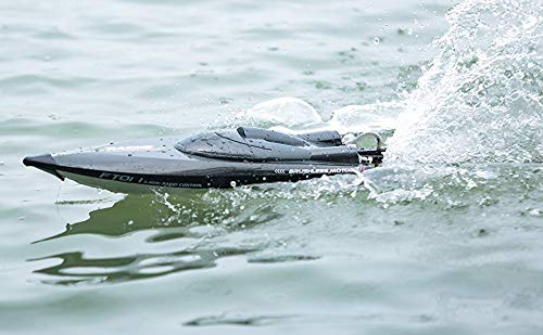 SOWOFA Laggest RC Speed Boat 2.4G 4WD 55KM/H Remote Control Brushless Watercraft for Hobbies Adult Favor 25.5Inches Feilun FT011 - Thumbnail 4