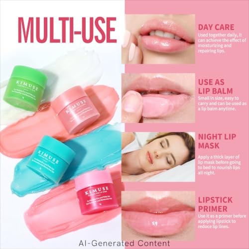KIMUSE Lip Sleeping Mask Set Berry, 4-Pack — view 4