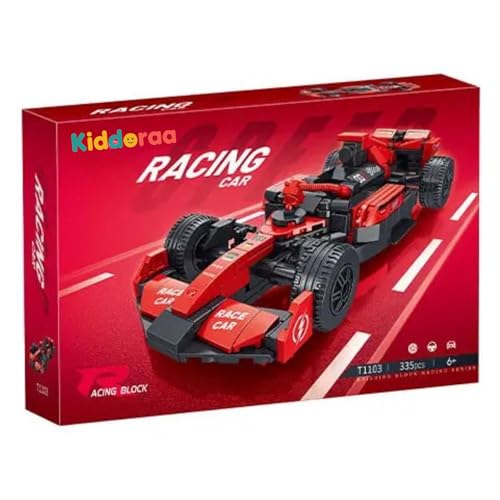 Image of Racing Car Micro Building Blocks Set 365+ PCS, Speed Racer Model Kit Toy for Kids 6+, DIY Puzzle Gift for Boys Girls Creative Play | 1 Year Manufacturing Warranty