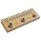 ϟ【Modo preestablecido】El pedal de efectos de guitarra permite la operación visual en vivo en el modo en vivo, el modo preestablecido permite cambiar libremente entre los tres preajustes y el modo de edición permite editar los preajustes nuevamente.