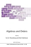 nato ordensspange kfor  Algebras and Orders (Nato Science Series C: (Closed)) (Nato Science Series C:, 389, Band 389)