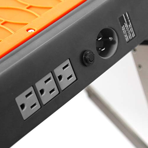 WINTOOLS 4-in-1 Multi-Function Portable Folding Workbench/Scaffold Platform/Creeper Carrier/Hand Truck - Image 6