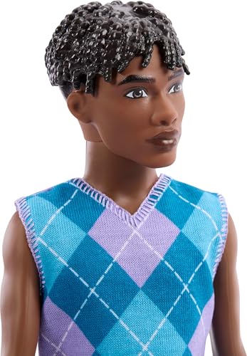 Muñeco Ken Barbie Fashionistas Estilo #253 cabello café miniatura 3