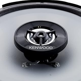 Kenwood KFC-1666S Car Stereo Speaker 6-1/2" 2-Way Speakers with Powerful Sound and Easy Installation - Elevate Your Car Audio