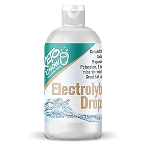 Keto Chow Electrolytes | Electrolyte Hydration Drops Supplement | Sodium, Magnesium, Potassium & Trace Minerals…