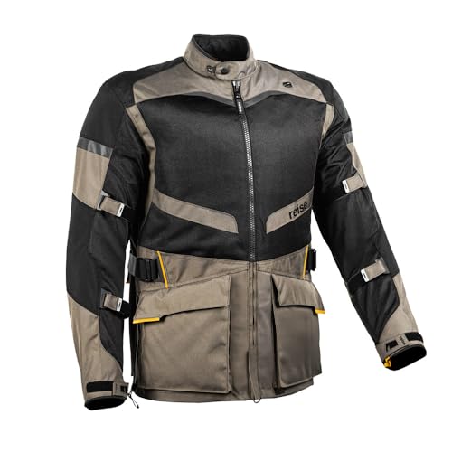 Image of Reise - PineAir Summer Adventure Touring Jacket | Durable, breathable | CE Level 2 Safetech armor | Superior ventilation | Waterproof pockets - Olive Colour