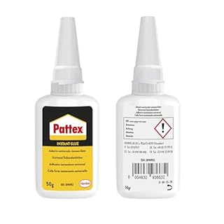 Pattex Colle Instantanée Extra Forte 50 g – Colle cyanoacrylate multi-matériaux pour plastique, métal, céramique, bois – Glue extra forte à séchage rapide pour une précision professionnelle