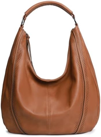 KILAMAL Hobo Shoulder Bag Soft Leather Tote Purse with Adjustable Crossbody Strap Handbag for Work, Travel and Daily Use