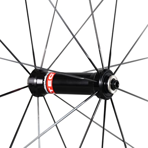 Ican Fl50 Carbon Road Bicycle Wheelset Clincher Tubeless Ready Rim Novatec As511Sb/Fs522Sb Hub Sapim Cx Ray Spokes Only 1470G (Fast & Light Series) #TOP4