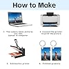 VPJ Sublimation Keychain Blanks,90Pcs Keychain Blanks Bulk 30Pcs 1.6x2.4inch MDF Double Sided Heat Transfer Rectangle Keychains with Rings and Clips Best DIY Craft Gifts #3