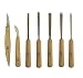 Produktbild Stubai Stechbeitel-Satz Serie 52 7-teilig - Balleisen 5mm & 10mm + Hohleisen 4mm, 6mm & 10mm + 2 Kerbschnitzmesser