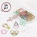Mr. Pen- Cute Paper Clips, Assorted Colors, 24 pcs, Cute Planner Clips