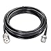 Eightwood UHF SO239 to BNC Male Antenna Extension Cable Coax RG58 10 Feet for CB Amateur Two-Way Ham Radio Antenna Analyzer Radio Scanner SWR Meter