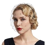 Cadeau spécial : ce voile noir de style rétro a un design unique et un savoir-faire exquis. Le bandeau en voile en maille est un excellent cadeau pour les femmes pour améliorer leur personnalité et leur charme lors de divers festivals et occasions