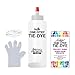 Tulip One-Step Tie-Dye Kit, Vibrant Colors for Fabric 4 fl oz, Red